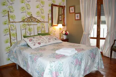 Cama o camas de una habitación en Casa Escosa