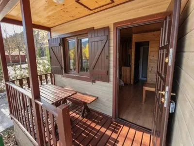 Un balcón o terraza de Camping Valle de Hecho