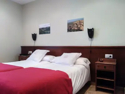 Cama o camas de una habitación en Camino de las Bardenas