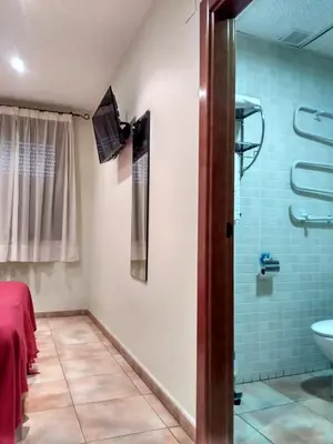 Un baño de Camino de las Bardenas