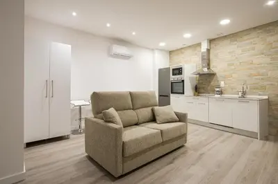 Una cocina o zona de cocina en Apartamentos La Jasa