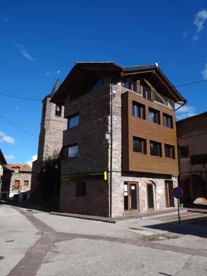 Edificio en el que se encuentra el chalet de montaña