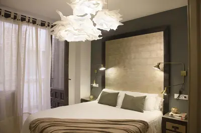 Cama o camas de una habitación en Apartamento Palacio Descalzos
