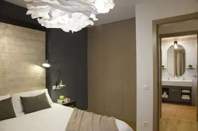 Cama o camas de una habitación en Apartamento Palacio Descalzos