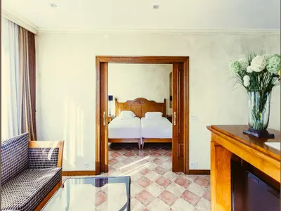 Cama o camas de una habitación en Hotel Maher