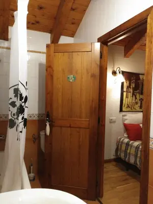 Cama o camas de una habitación en Residencial Valle de Benasque