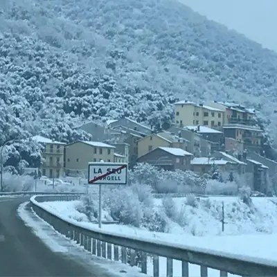 Entre els pirineus en invierno