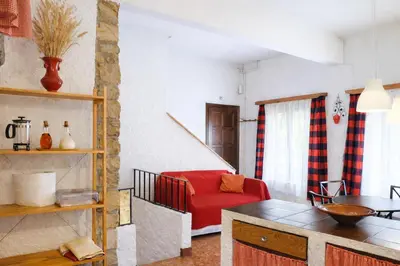 Zona de estar de Casa rural amb cova - Cal Gravat