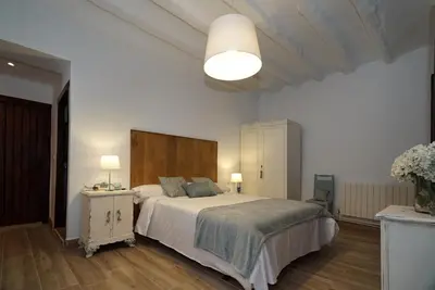 Cama o camas de una habitación en Casa El Carolino
