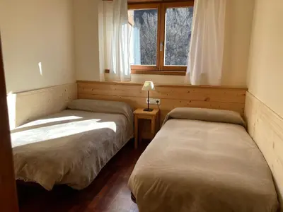 Cama o camas de una habitación en Apartament Vall