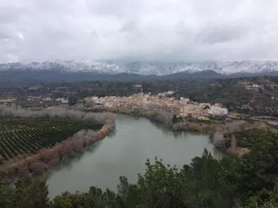 Paisaje cerca de este chalet de montaña