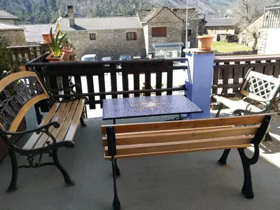 Un balcón o terraza de Albergue El Último Bucardo