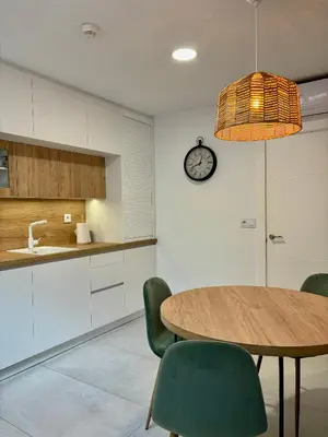 Una cocina o zona de cocina en Hostal Gargal
