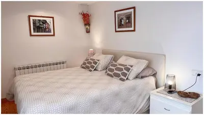 Cama o camas de una habitación en Casa Rural Xixa Landetxea