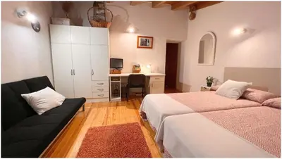 Cama o camas de una habitación en Casa Rural Xixa Landetxea