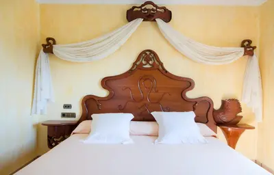 Cama o camas de una habitación en Hotel Restaurant Cal Petit