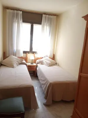 Cama o camas de una habitación en Casa Nando
