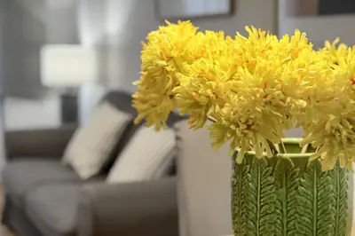 Zona de estar de La Casa Gris