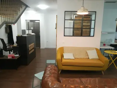 Zona de estar de Agora Hostel