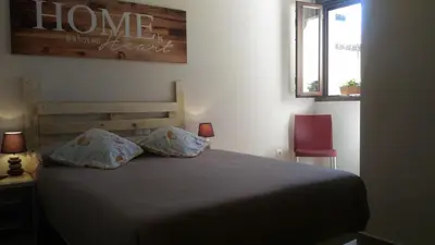 Cama o camas de una habitación en Casa Txema