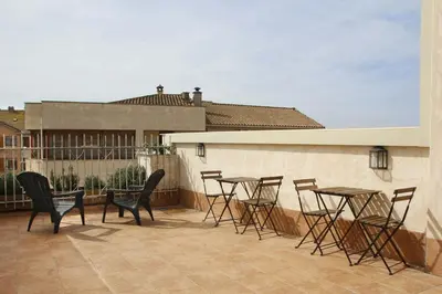 Un balcón o terraza de Alojamientos Dezerto Bardenas