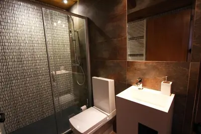 Un baño de Catalunya Casas Rustic Catalan countryside villa with private pool!