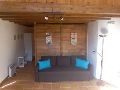 Zona de estar de Casa de Torla