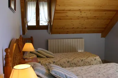 Cama o camas de una habitación en Casa Raspa