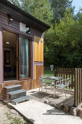 Jardín al aire libre en Camping Alta Ribagorça