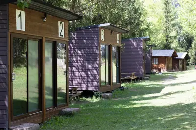 Jardín al aire libre en Camping Alta Ribagorça