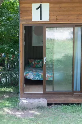 Jardín al aire libre en Camping Alta Ribagorça