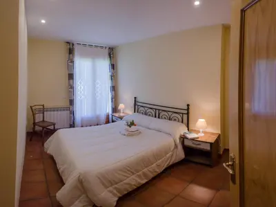 Cama o camas de una habitación en Casa El Puente