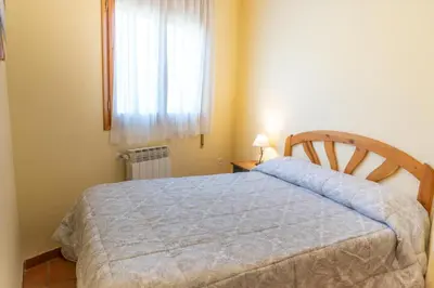 Cama o camas de una habitación en Casa El Puente