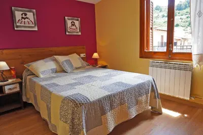 Cama o camas de una habitación en Casa El Cuatro