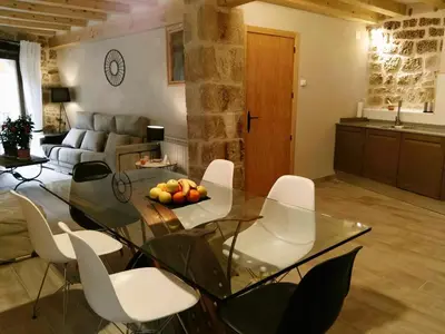 Zona de estar de Casa Rural Santana