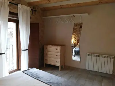 Cama o camas de una habitación en Casa Rural Santana