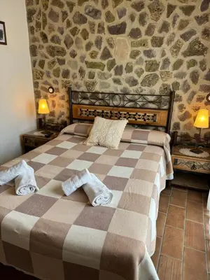 Cama o camas de una habitación en El Rincon del Moncayo