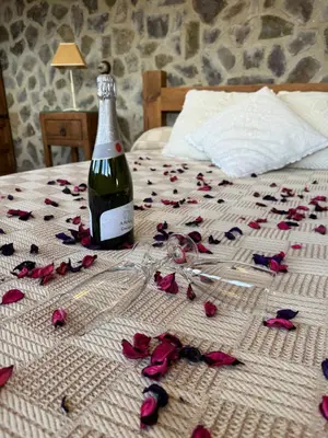 Cama o camas de una habitación en El Rincon del Moncayo
