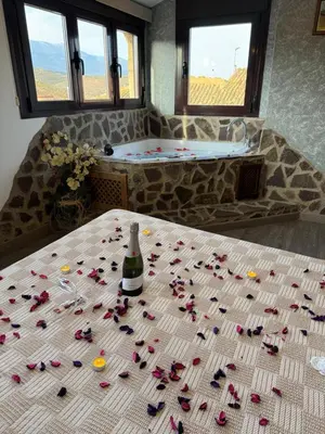 Cama o camas de una habitación en El Rincon del Moncayo