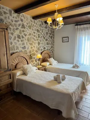 Cama o camas de una habitación en El Rincon del Moncayo