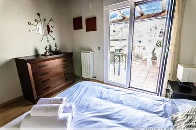 Cama o camas de una habitación en Atico el Muro