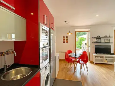 Una cocina o zona de cocina en Apartamentos Puente La Reina