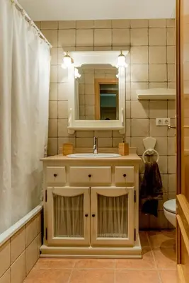 Un baño de Casa Sollevante