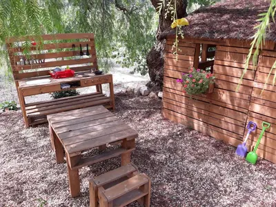 Jardín al aire libre en La Caseta de Mollet