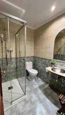 Un baño de Pensión Buen Camino