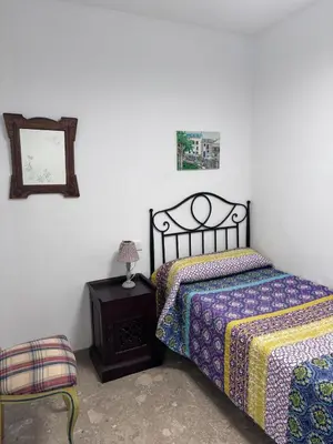 Cama o camas de una habitación en Casa Rosa