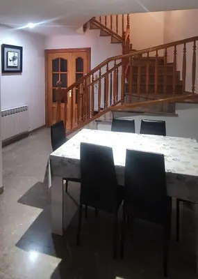 Zona de estar de Casa Rosa