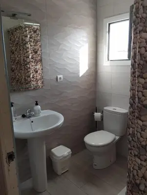 Un baño de Casa Manzana