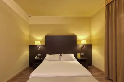 Cama o camas de una habitación en Hotel Restaurant Pessets & SPA