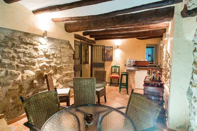 Zona de estar de Hotel Rural El Pilaret